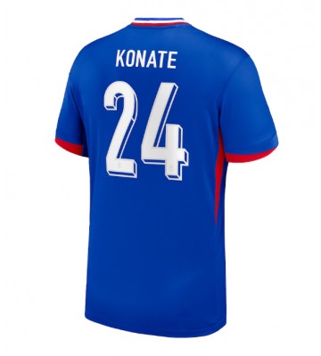 Francia Ibrahima Konate #24 Primera Equipación Eurocopa 2024 Manga Corta